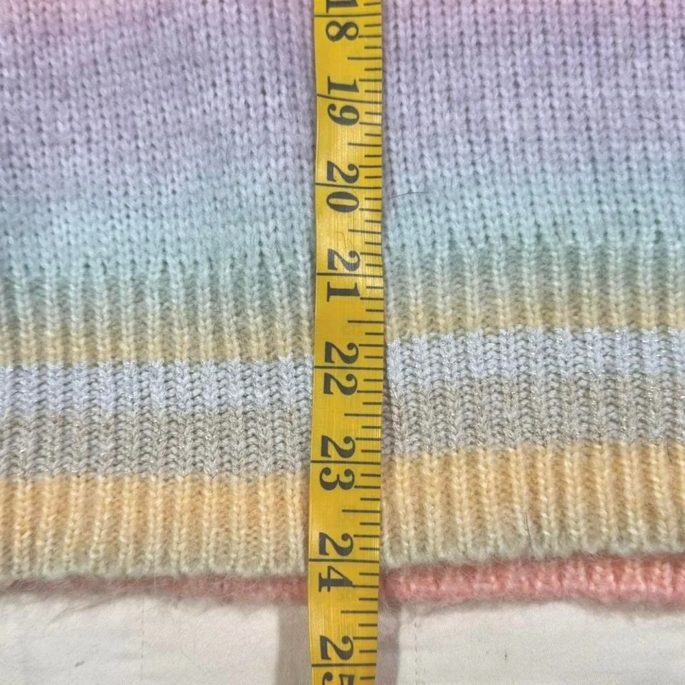 Charter Club Pastel Rainbow Ombre Sweater – Size L